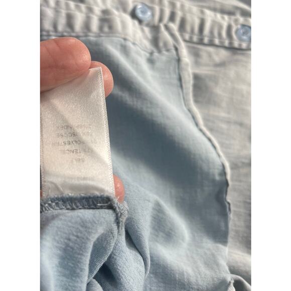 LFD oversizes womans denim collared button up top size small - Picture 6 of 6